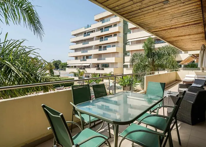 Апартаменты Vilamourasun Aquamar 110 - Pool And Marina View Виламура